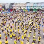 Membludak, Partai Pengusung Agus-Nazar Gelar Senam Bersama Ribuan Warga IMG-20241116-WA0110