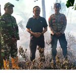 Kebakaran Lahan di Rimbo Ilir, Camat Eko Yulianto Ajak Warga Tidak Membuka Lahan Cara Dibakar