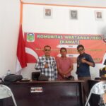 Cakades Pagar Puding Lamo Edy Enjoy Silaturahmi ke Kantor KAWAT, Mohon Doa Restu Maju Pilkades 2026