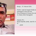 Oknum Brimob Polda Jambi Dilapor ke Divpropam, Istrinya Dilaporkan di Polsek Petir Terkait Dugaan Pemalsuan Dokumen