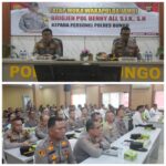 Berkunjung Ke Mapolres Bungo, Wakapolda Jambi Berikan Arahan Langsung Kepada Seluruh Personel