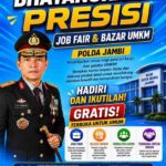 Polres Bungo Ajak Masyarakat Manfaatkan Bhayangkara Presisi Job Fair Dan Bazar UMKM Polda Jambi