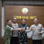 Kapolres Bungo dan Kapolres Tebo Sambangi Kodim 0416/Bute, Perkuat Sinergi TNI-Polri IMG-20260715-WA0017
