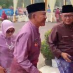 Wabup Kabupaten Merangin H A Khafid Beserta Istri Hadiri Rapat Paripurna HUT Kabupaten Tebo ke- 27